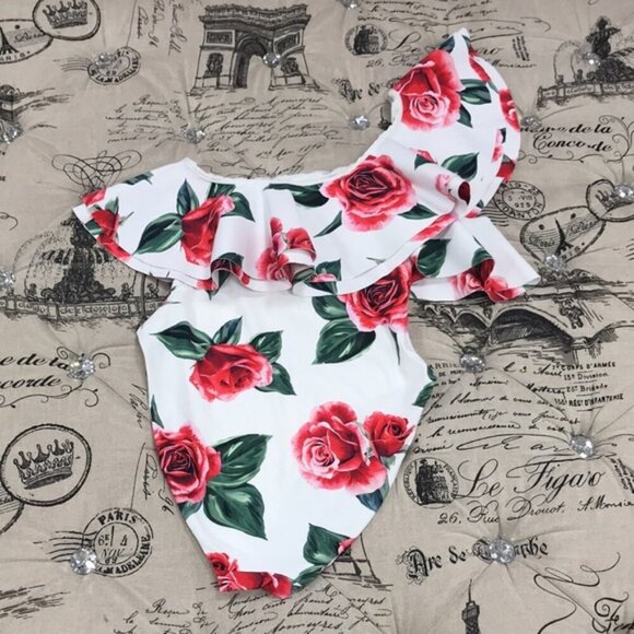 ONIA Stella Ruffled One Shoulder One-Piece Swimsuit - Picture 8 of 11